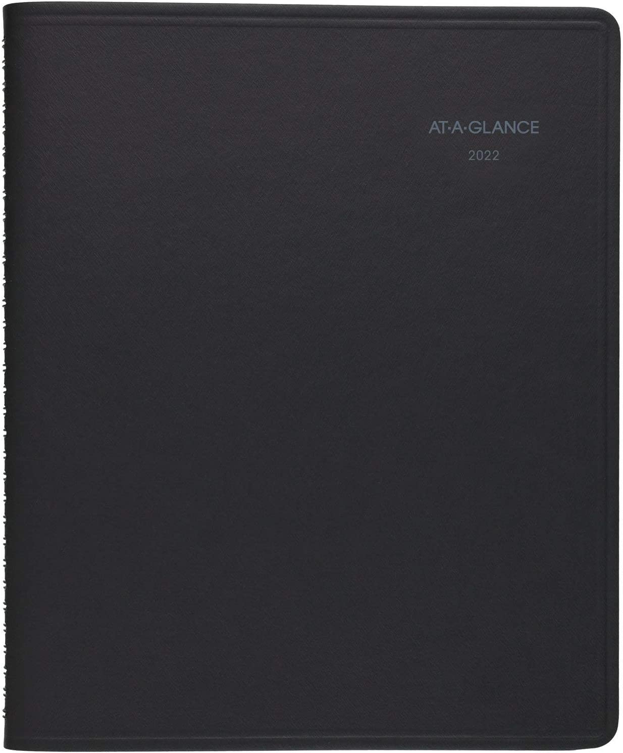 230816082800242_1 AT-A-GLANCE 2023 Weekly & Monthly Planner, QuickNotes, Quarter-Hourly Appointment Book, 8-1/4" x 11", Large, Monthly Tabs, Pocket, Black (7695005) - Image 1